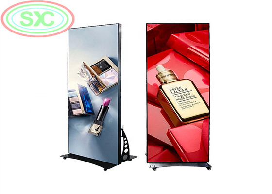 1/32 scansione a terra in piedi LED display interno P2.5 poster LED schermo 640 * 1280mm