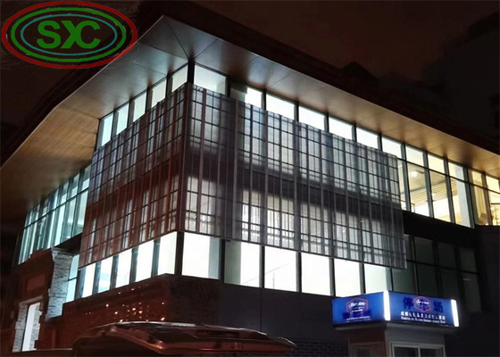 Segnale LED trasparente ad alta luminosità G3.91-7.82 Display a LED 1000*500mm in alluminio pressofuso