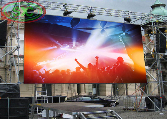 Scenario sfondo schermo LED esterno display a LED tutta l' attrezzatura assemblare facile