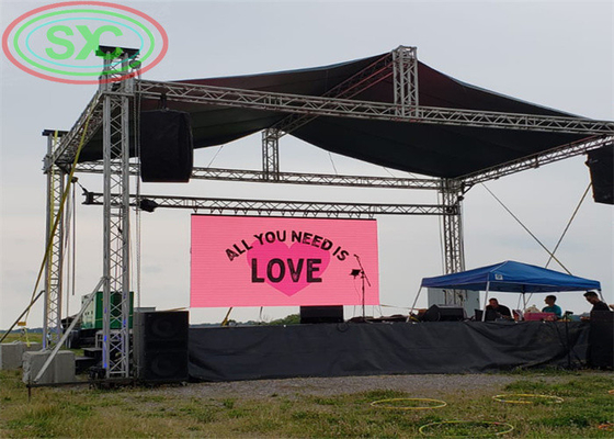 Scenario sfondo schermo LED esterno display a LED tutta l' attrezzatura assemblare facile
