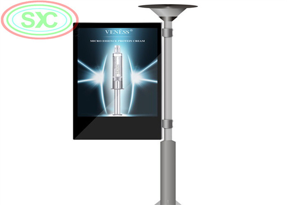 Segnale a LED a due facce a LED, cartellone pubblicitario, distanza di visione 6 metri, schermo a LED esterno