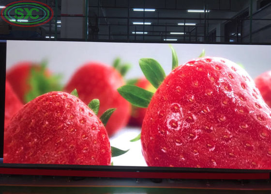 L'alto schermo dell'interno TV di colore pieno P1.875 P2.5 della definizione grande ha condotto lo schermo di visualizzazione della parete