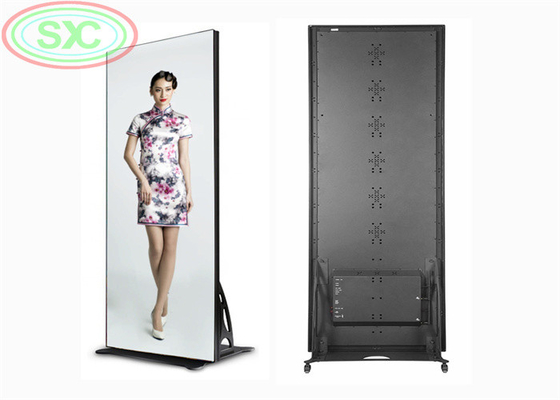 Display pubblicitario ad alta definizione verticale P2.5 P3 LED Poster Display Can Display