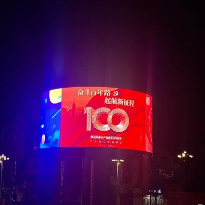 L'alta luminosità P10 ha condotto i pannelli che del tabellone per le affissioni dell'esposizione SMD impermeabilizzano IP65 P10 all'aperto ha riparato l'esposizione principale per la strada principale del lato della strada