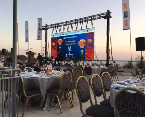Outdoor HD P2.976 Led Screen Rental Cabinets Die Casting Aluminum 3840Hz Display a LED a colori pieni