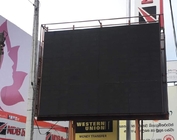 Schermo di visualizzazione principale impermeabile fisso all'aperto di video colore pieno della parete dello stadio di football americano P6 SMD HD dei bordi di pubblicità