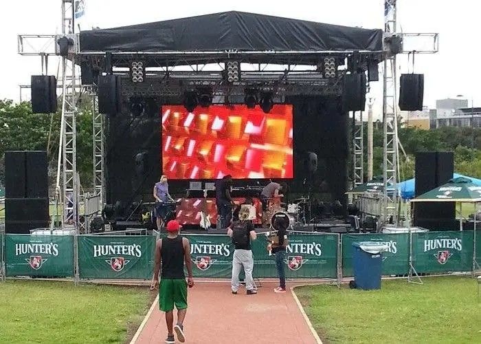 P10 schermo pubblicitario esterno a LED IP65 impermeabile 5000 cd/m2