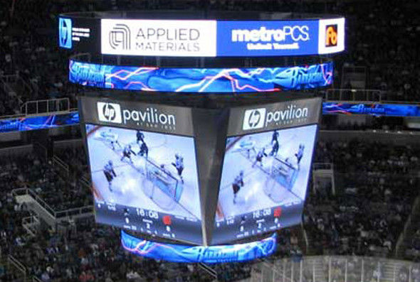 Schermo sportivo COB P2.5 Display a colori per interni IP34 Sistema di controllo 3G WIFI Risoluzione 3840Hz