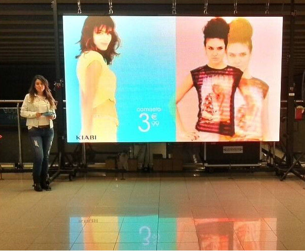 Gabinetto principale dell'interno dell'alluminio di densità del tabellone di P4 IP34 SMD Digital 62500