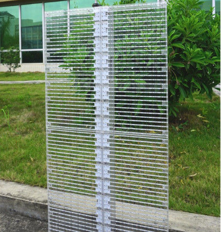 Full Color Tube Chip Transparent LED Panel SMD2121 Dimensione dello schermo personalizzabile