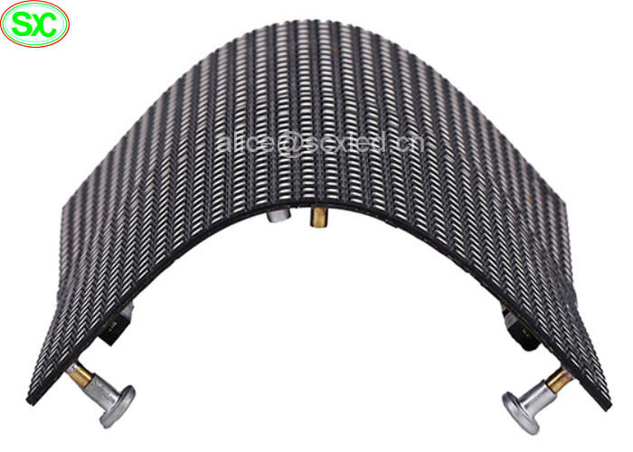 Modulo molle dell'esposizione di LED del video della curva flessibile dell'interno con servizio della parte anteriore del magnete