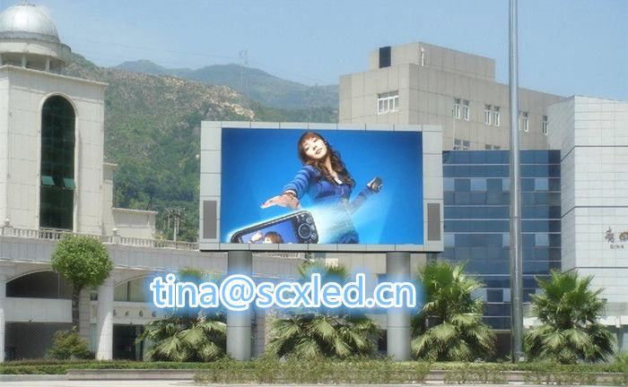 Display LED P10 all'aperto 10 mm Pixel Pitch 5000cd/m2 Luminosità