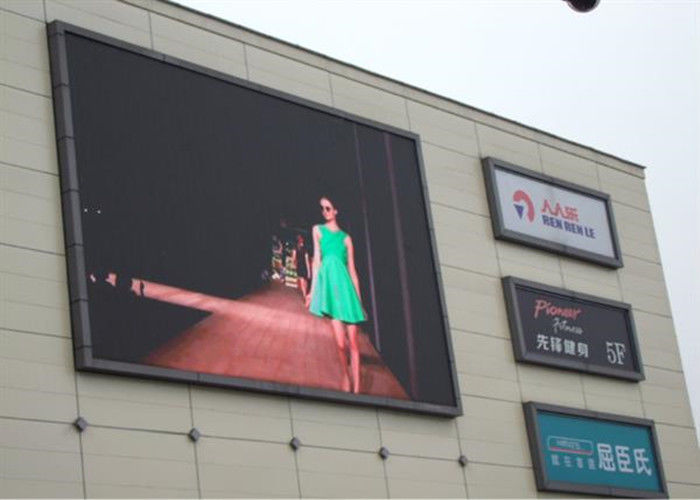 Appesa all'aperto Pubblicità a colori LED Billboard P10 Shopping Market Video Wall