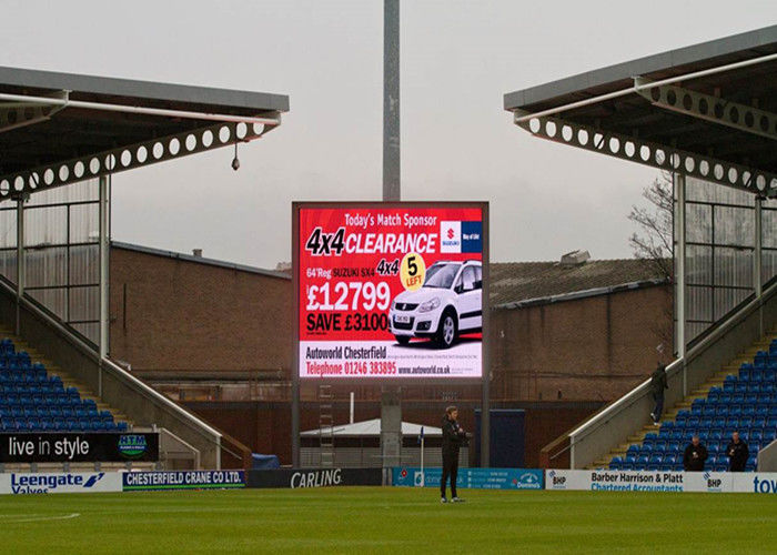 All'aperto del LED di colore pieno di RGB SMD P10 del quadrato dello stadio schermo di visualizzazione il tabellone per le affissioni di pubblicità