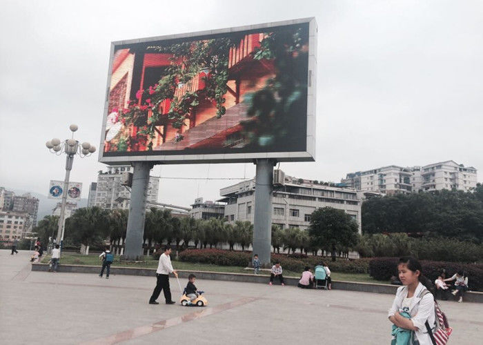 Full Color Grande stadio Edificio esterno fisso impermeabile P10 LED cartelloni pubblicitari