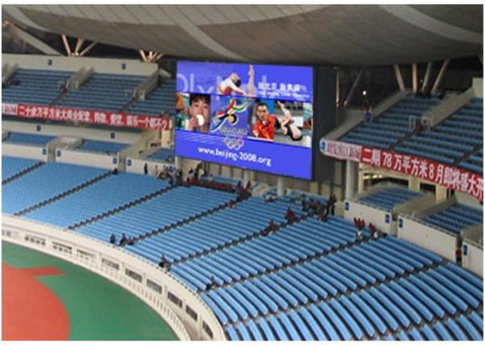 P10 Display all'aperto a LED Tavole pubblicitarie Stadio di calcio Display a LED Scoreboard Screen