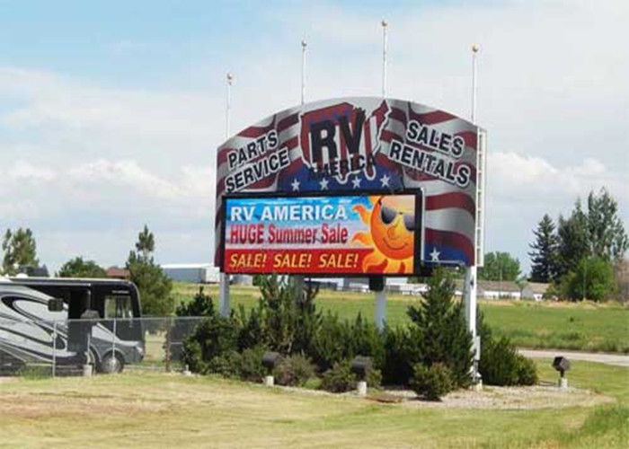 Cartellone LED a colori per esterni P5, passo pixel 5mm, impermeabile IP65