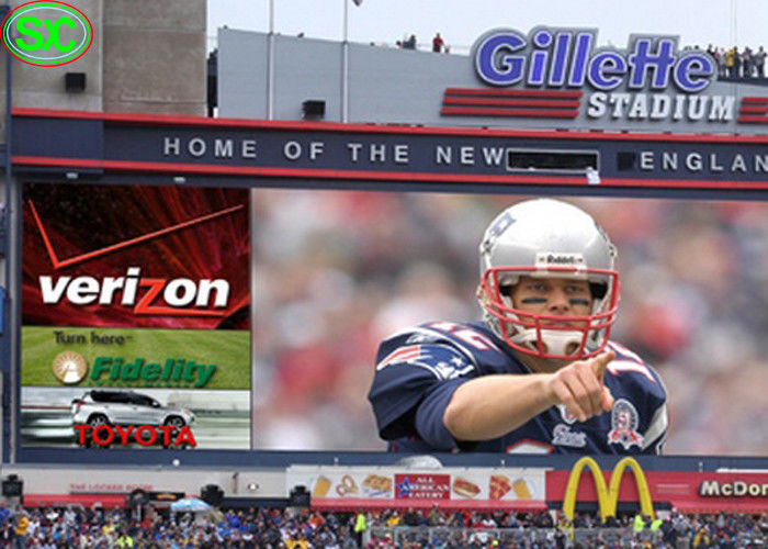 Il livello P10 l'esposizione di LED dello stadio di pallacanestro di velocità di rinfrescamento con 5 anni di garanzia