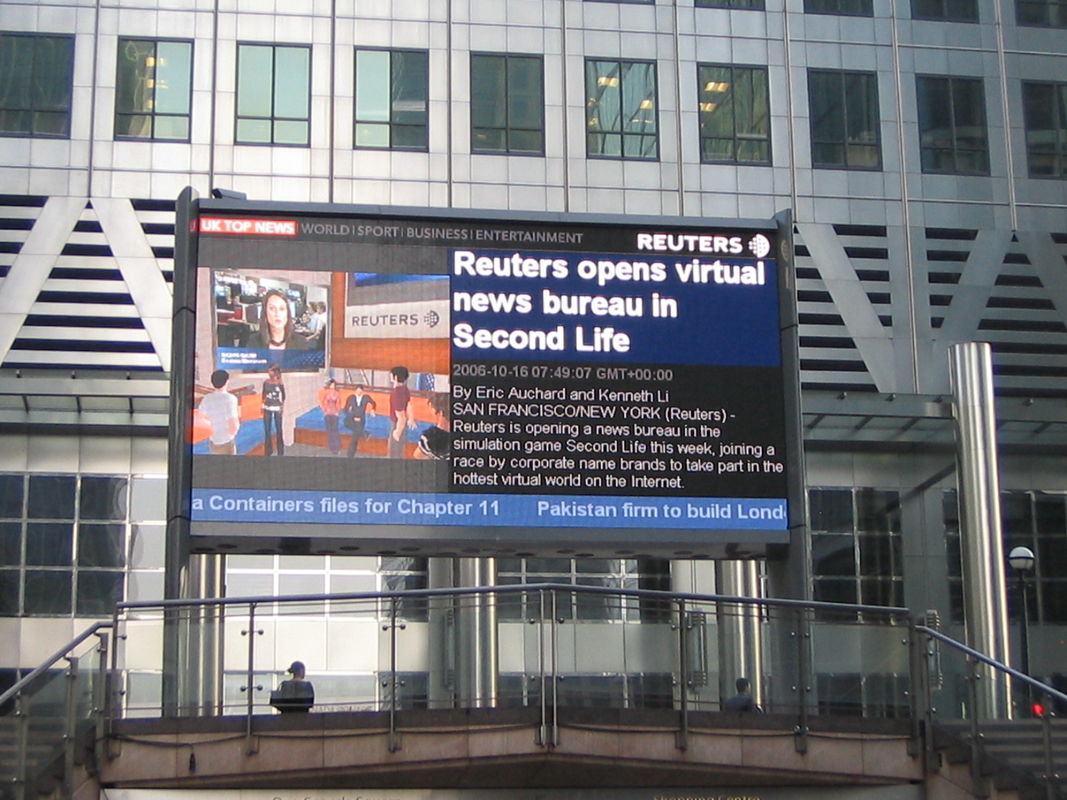 Display LED a colori esteriori SMD P5.95 Display LED a colori esteriori 1R1G1B Pubblicità LED Billboard