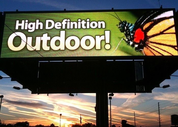 In alluminio impermeabile ad alta potenza Moda P10 HD Super Bright LED Screen Video Adatto per strade, centri commerciali, ecc