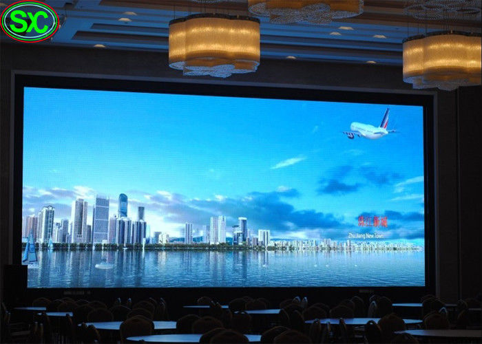 Display a LED impermeabile a colori pieni Display a LED P5 Indoor Large Screen Infisso in alluminio a fusione stampata