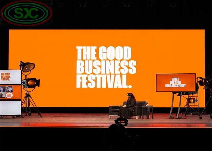 P3.91 schermo LED a colori ad alta risoluzione, in modalità di scansione 1/8 in interno