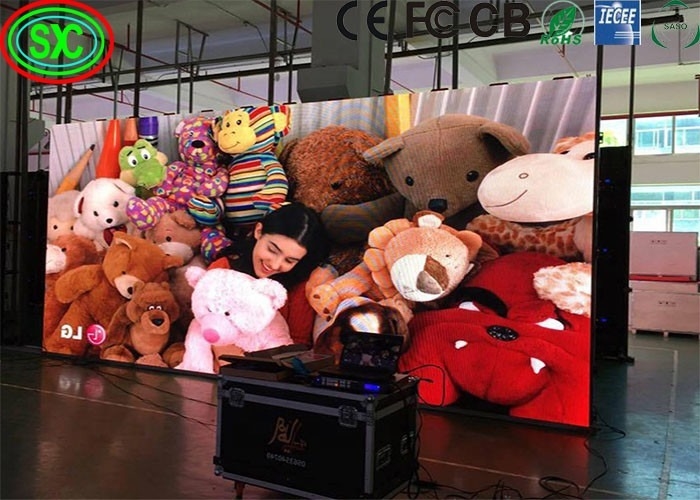 P2.5 SMD Indoor RGB LED Rental Screen HD Chassis in alluminio a fusione, 3 anni di garanzia