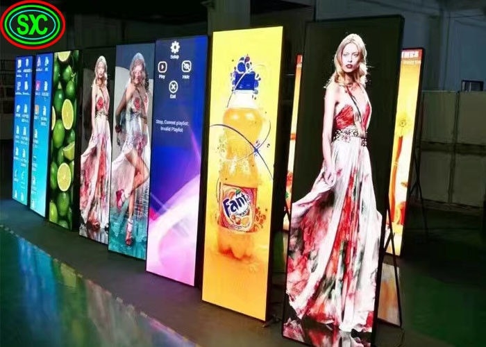 Poster digitale a LED per interni da 320x160mm Porta la tua pubblicità interna al livello successivo con la dimensione dello schermo da 680x2000mm