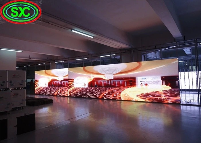 Armadio di noleggio interno schermo a LED RGB alta risoluzione P8 1/4 modalità scansione