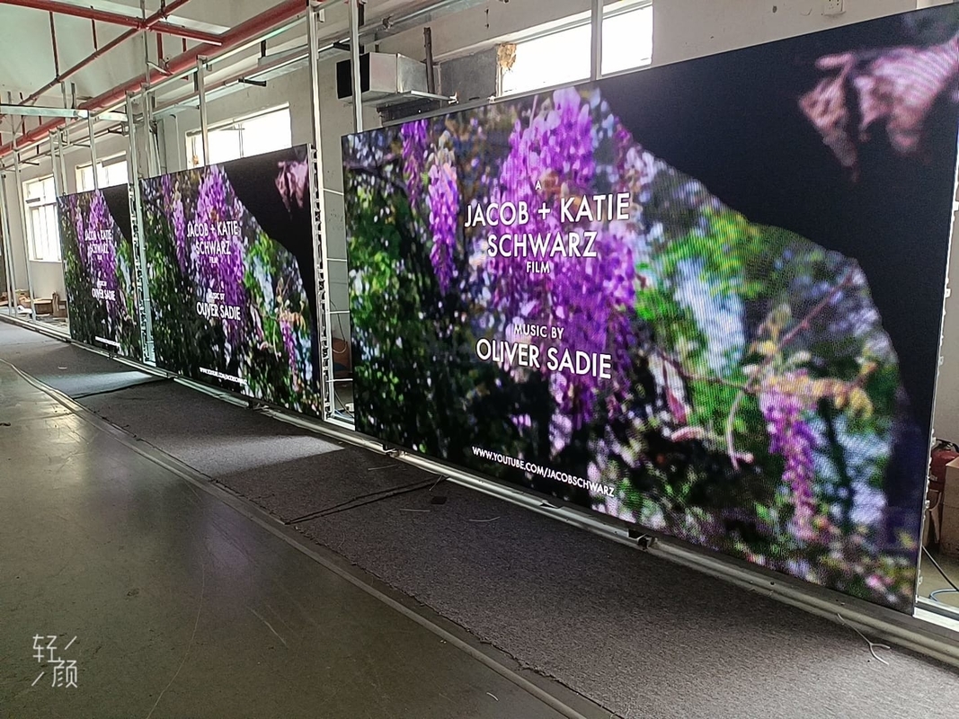 Acciaio P5 SMD Outdoor Full Color LED Display Noleggio Acqua resistente Grande schermo