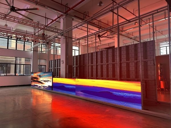 P2.5 SMD Full Color LED Curtain Wall Display, LED Stage Curtain Screen ad alta risoluzione