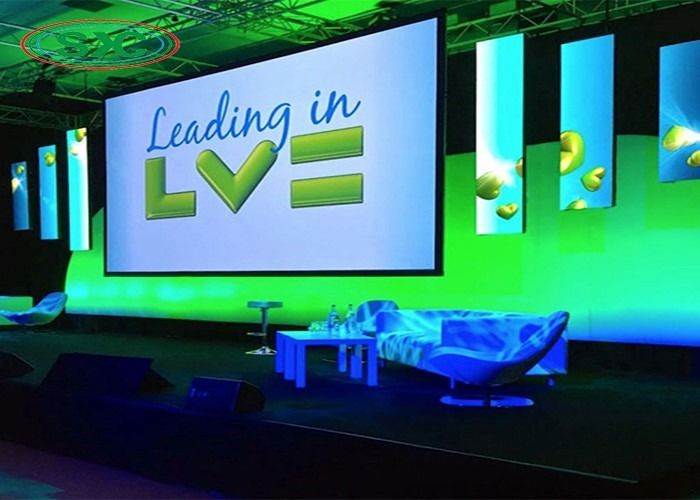 Noleggio LED SMD per palco fisso interno personalizzato, display LED a colori indoor a 2500 nit di luminosità