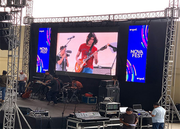 P6 ad alta risoluzione schermi pubblicitari all'aria aperta a led offerta video muro a colori