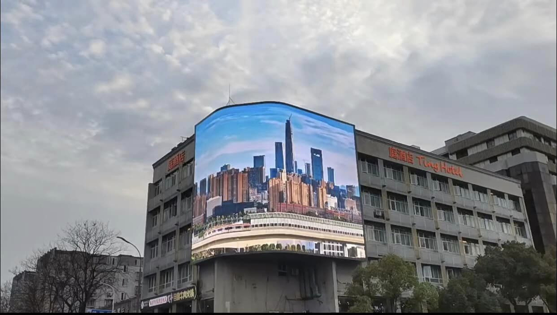 Display LED a colori esterni P6 Display LED con grande angolo di visione e elevato tasso di aggiornamento