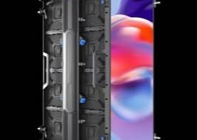 Display di manifesto a LED pieghevole P1.25 P1.5 P1.8 P2.5mm Indoor GOB Process Floor Standing LED Poster Screen