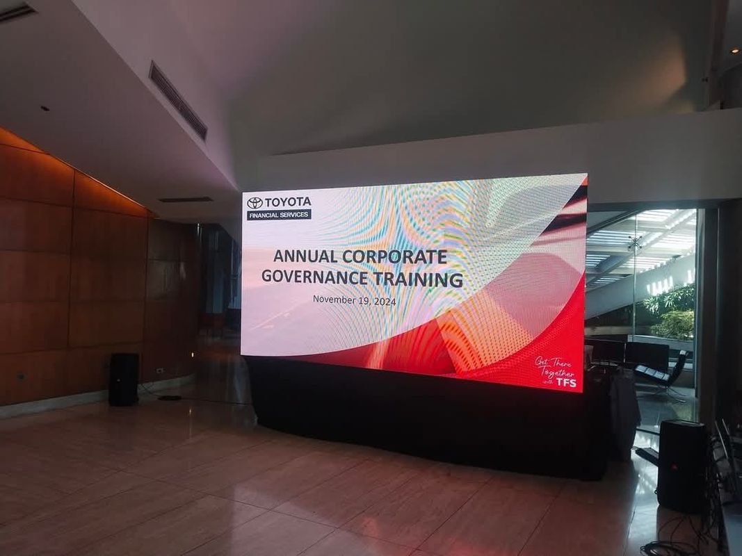 Display a LED da stampo in alluminio a prova d'acqua COB P0.9