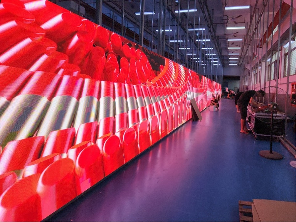 Display di noleggio LED in alluminio a fusione a stampo per soluzioni pubblicitarie versatili e accattivanti