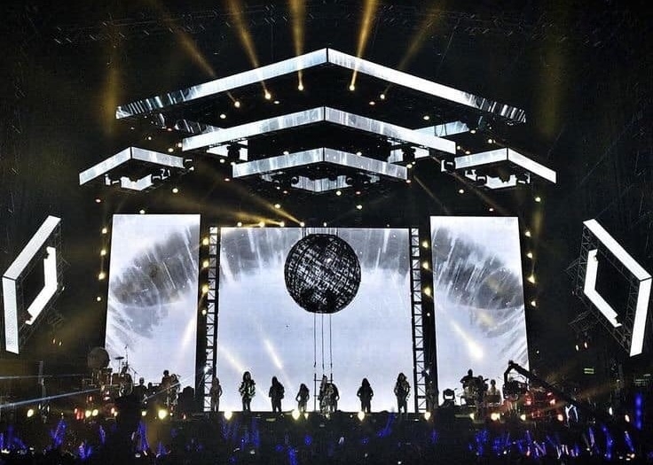 Scena a colori interiore Epistar P4 SMD3535 Rental LED Video Screen 960*960mm