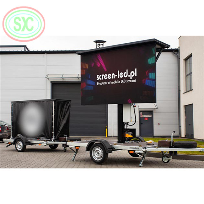 60Hz Frame Rate P5 Mobile Truck LED Display Screen 5000-8000 Nits Luminosità per la produzione Nome