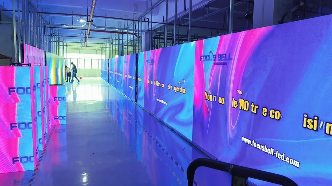 Monitor LED RGB P5 per esterni SMD 1R1G1G Telaio in alluminio pressofuso a noleggio display a LED a colori per esterni