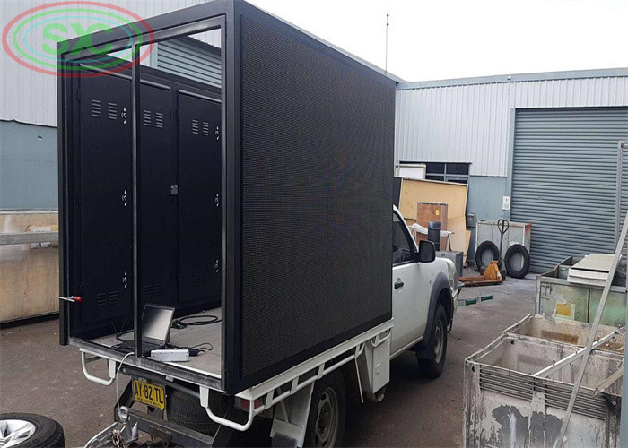 Esterno Full HD video a colori camion montato schermi a led pubblicità multimediale P10