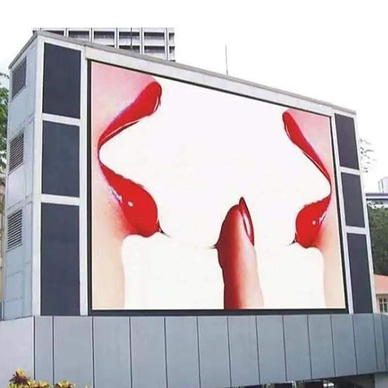 SCX LED IP65 Alta luminosità P10 SMD Display a LED a colori fissi per la pubblicità all'aperto