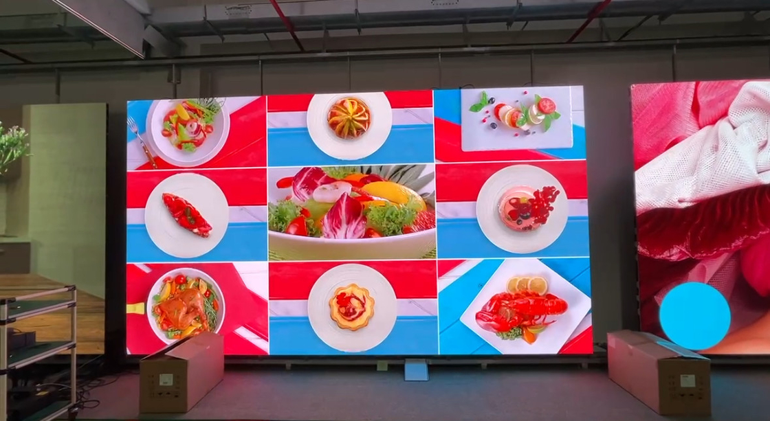 Mtbf 30000H Rental LED Display Modulo ad alta risoluzione e facile manutenzione Peso 0,154 Kg Gabinetto Dimensione 640*640mm