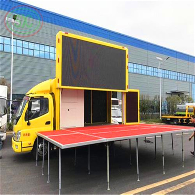 2727 Lampada facile da montare per camion mobile Display LED con armadio in ferro o alluminio