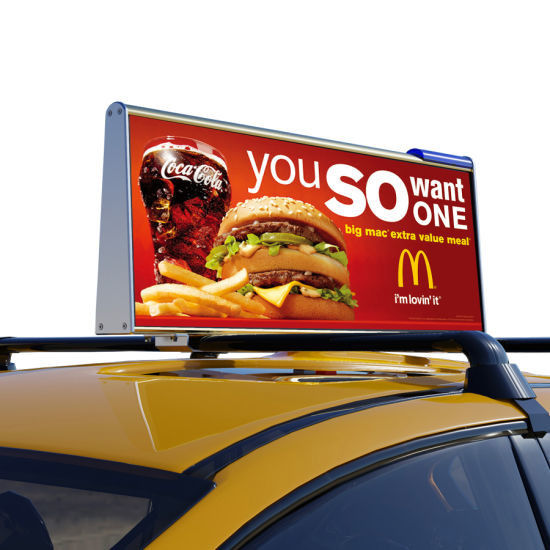Pubblicità efficace 5mm Pitch Size Car LED Billboard con standard CE/ROHS/FCC/ISO2001