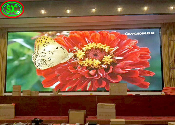Schermo video LED per interni ad alta risoluzione per conferenze COB HD P2.5 1R1G1B display LED a colori per interni