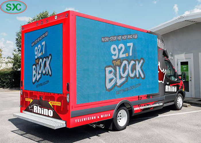 Display a LED per camion mobile a frequenza di fotogrammi di 60 Hz per il controllo sincrono al computer e l'installazione montata sul camion