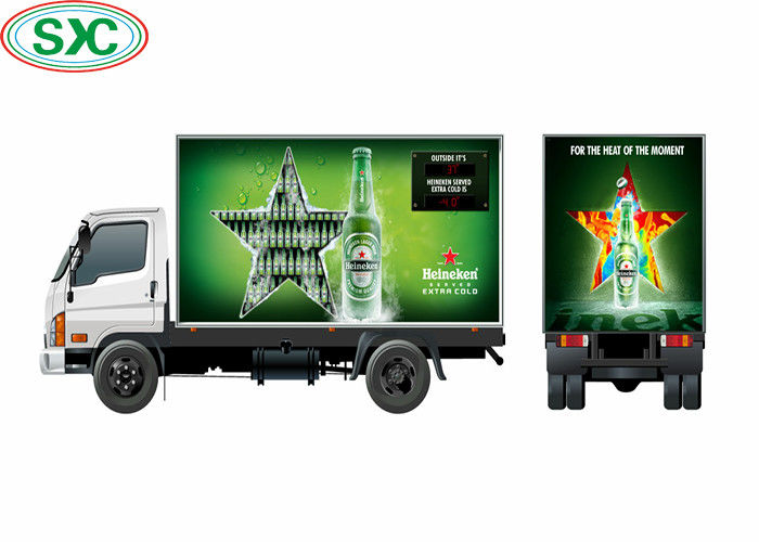 2727 Dimensione della lampada P6 Telecamino mobile schermo a LED per pubblicità grafica