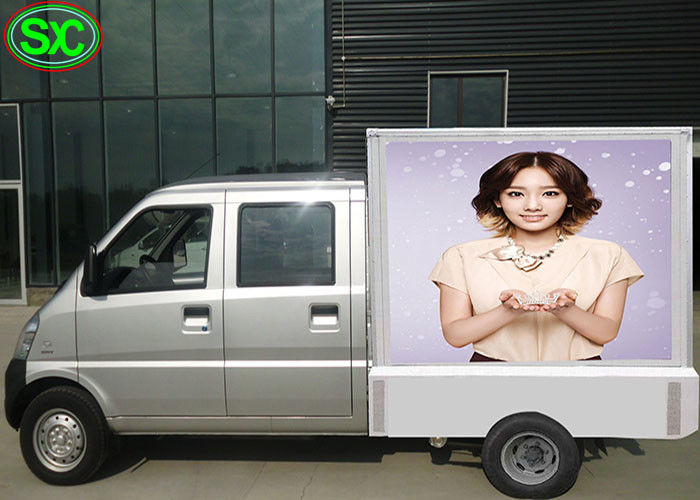 L'esposizione di LED mobile all'aperto del camion, affitto ha condotto lo schermo mobile P4 5 anni di garanzia