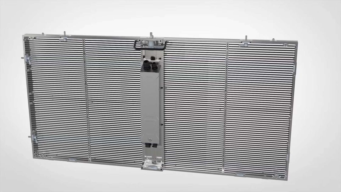 Pannello schermo LED a colori trasparenti da 3,91 mm per facciate continue in vetro